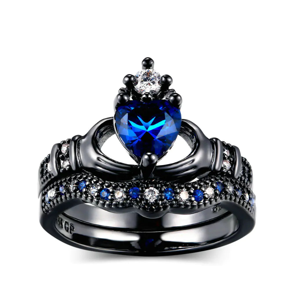 Double Layer Crown Ring for Women