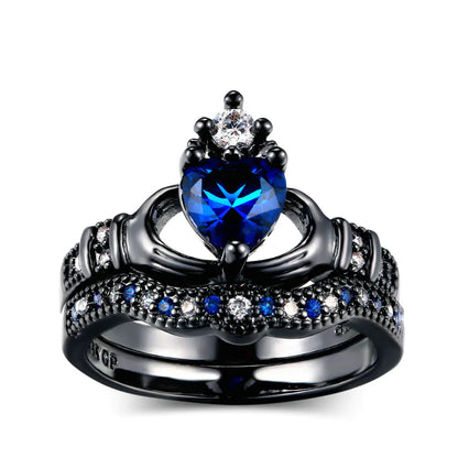 Double Layer Crown Ring for Women